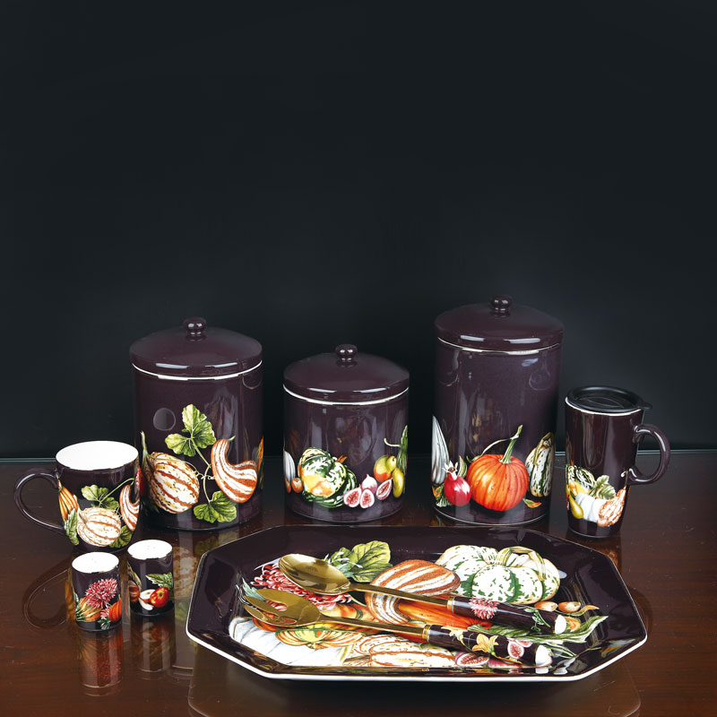 Porcelain with in-glaze decal